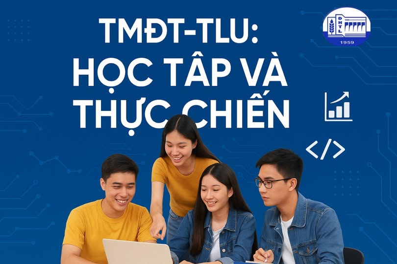 Ng&agrave;nh Thương mại điện tử TMĐT TLU thực tập