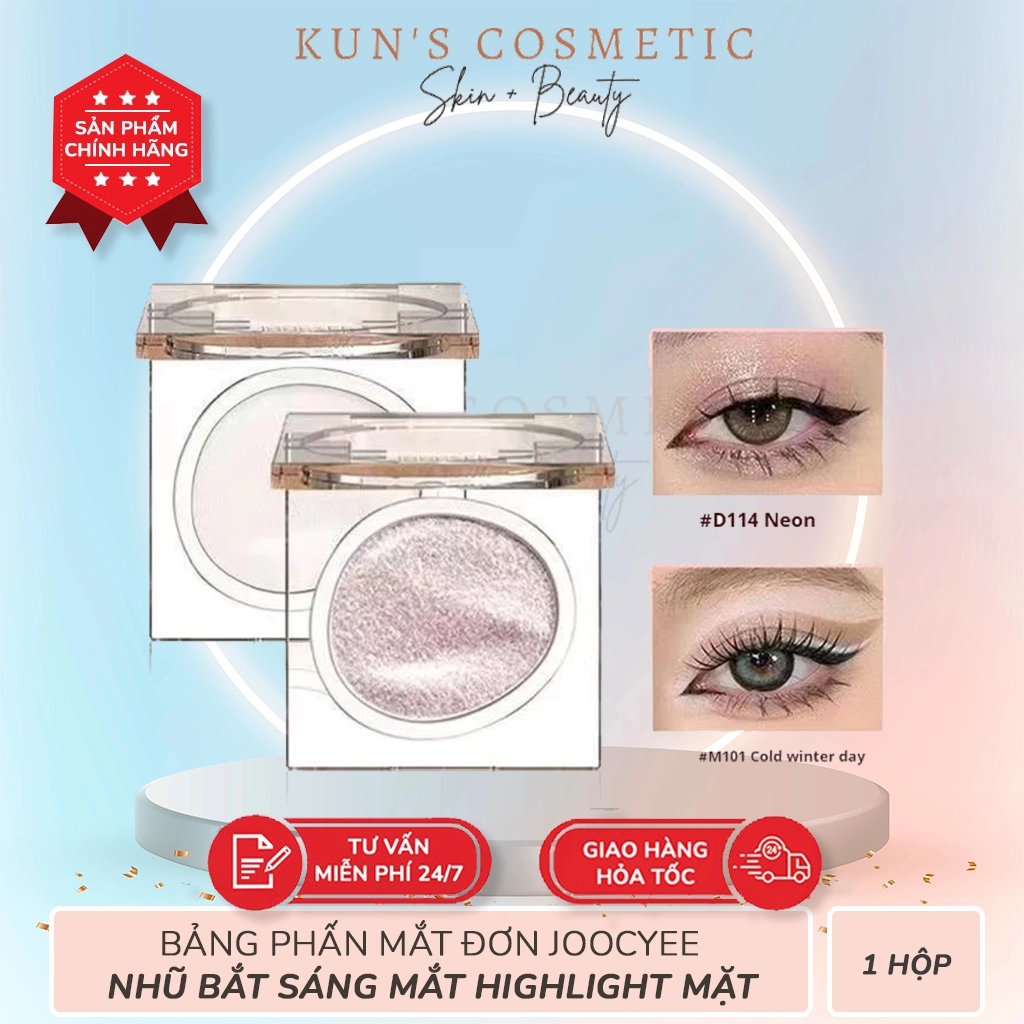Phấn Mắt Đơn JOOCYEE Single Eyeshadow M116 Pink Snow